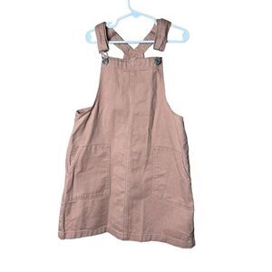 H&M Girls Pink‎ Overall Dress Size 10